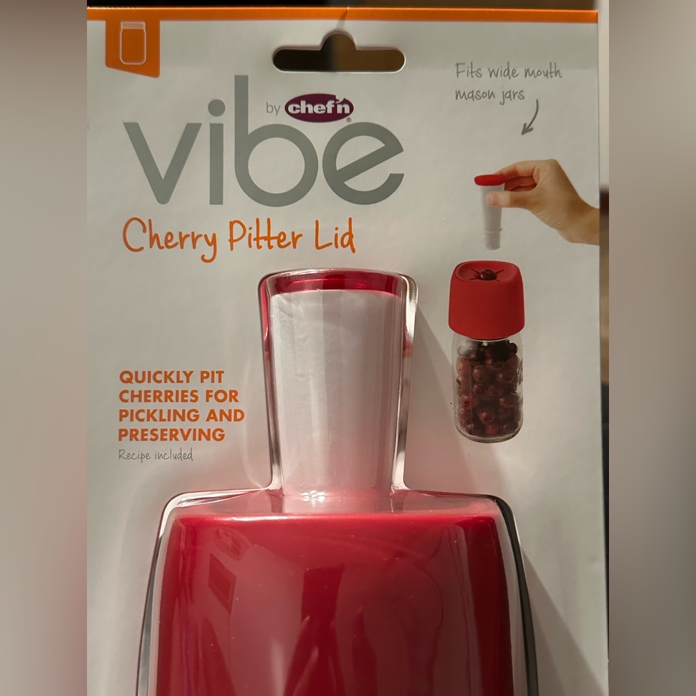 Vibe, cherry pit lid by chef’n Fits widemouth, mason jars